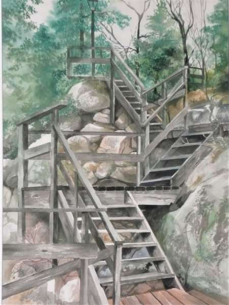 Stairway to Cottage